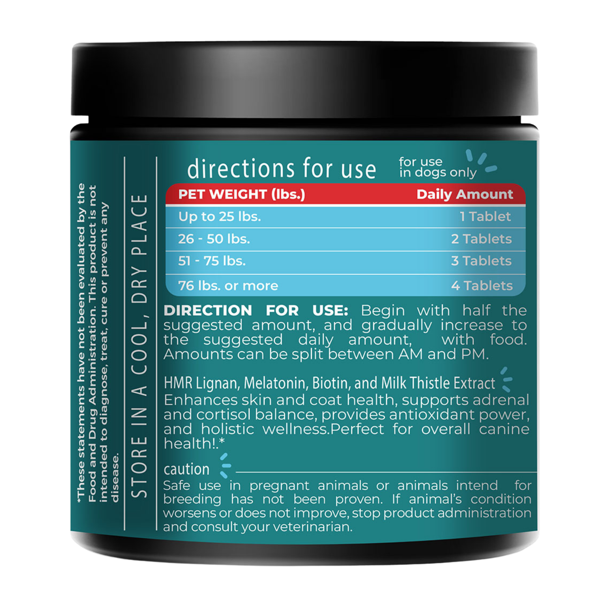HMR Lignan, Melatonin, Biotin & Milk Thistle Complex