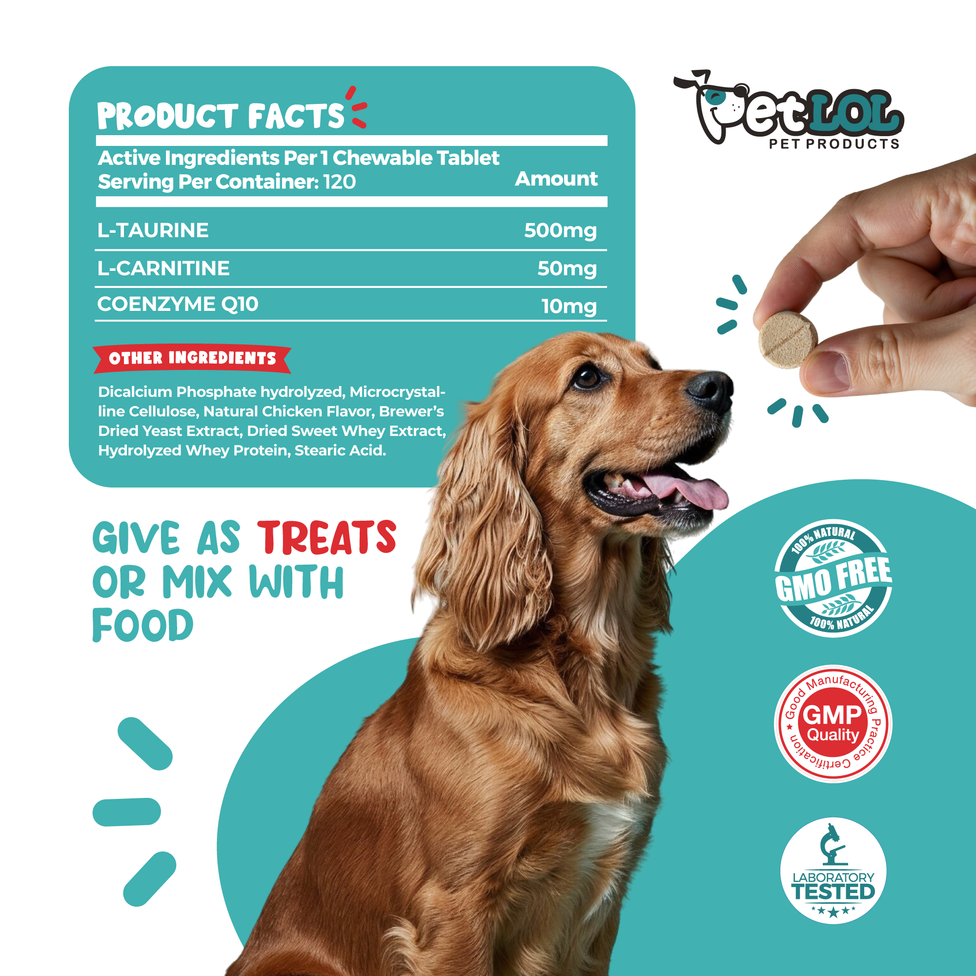 Taurine for Dogs 500mg