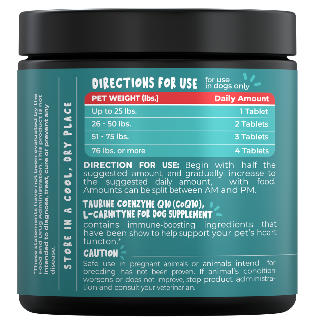 Taurine for Dogs 500mg